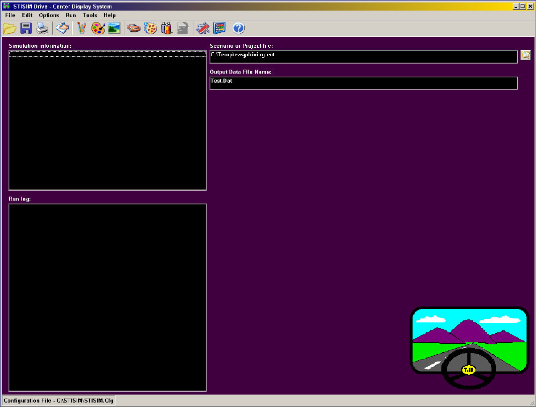 Driving simulation program